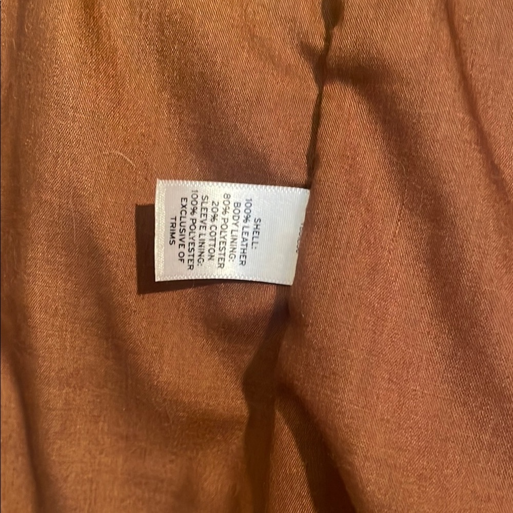 Hinge Tan Leather Jacket - image 5